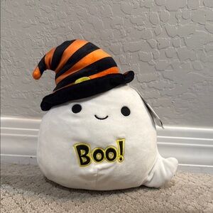 Halloween Ghost Plush Costume with Hat
